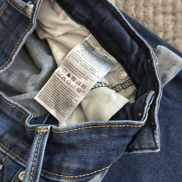 Denizen from Levi's Women's Blue Modern Slim Cuffed Jeans size 10 - Picture 3 of 5